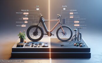 E-Bike vs traditionelles Fahrrad: Ein Kosten- und Nutzenvergleich